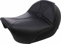 Saddlemen - Saddlemen Dominator Solo Seat with Backrest Option - Smooth SaddleHyde - 806-04-0042 - Image 1