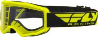 Fly Racing - Fly Racing Focus Goggles - 37-5107 - Hi-Vis Yellow / Clear Lens - OSFM - Image 1