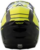 Fly Racing - Fly Racing F2 Carbon Rewire Helmet - 73-4160-4-L - Hi-Vis/Black - Large - Image 3