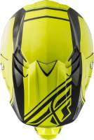 Fly Racing - Fly Racing F2 Carbon Rewire Helmet - 73-4160-4-L - Hi-Vis/Black - Large - Image 4