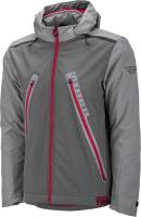 Fly Racing - Fly Racing Carbyne Jacket - 477-4091L - Gray/Red - Large - Image 1