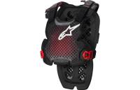 Alpinestars - Alpinestars A-1 V2 Chest Protector - 67001231431XL2X - Black/Red - XL-2XL - Image 1