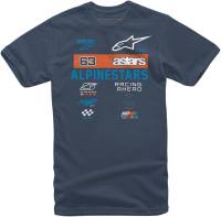 Alpinestars - Alpinestars Sponsored T-Shirt - 1210-72002-70XL - Navy - X-Large - Image 1