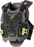 Alpinestars - Alpinestars A-4 Max Chest Protector - 67015201155XL2X - Black/Yellow - XL-2XL - Image 1