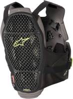 Alpinestars - Alpinestars A-4 Max Chest Protector - 67015201155XL2X - Black/Yellow - XL-2XL - Image 2