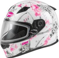 G-Max - G-Max FF-49S Blossom Womens Helmet - F2496856 - White/Pink/Gray - Large - Image 1