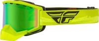 Fly Racing - Fly Racing Focus Snow Goggles - 37-50075 - Green/Hi-Vis / Green Mirror/Amber Lens - OSFM - Image 1