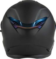 Fly Racing - Fly Racing Sentinel Recon Helmet - 73-8396X - Matte Black/Blue Chrome - X-Large - Image 2