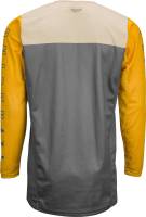 Fly Racing - Fly Racing Kinetic K121 Youth Jersey - 374-423YL - Mustard/Stone/Gray - Large - Image 2