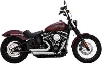 Vance & Hines - Vance & Hines Shortshots Staggered Exhaust System - Chrome - 17233 - Image 2