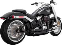 Vance & Hines - Vance & Hines Shortshots Staggered Exhaust System - Black - 47235 - Image 1