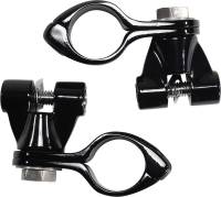 Ciro - Ciro Highway Peg Mounting Kit for Traditional D Spring Footpegs - Standard Length - Black - 60022 - Image 1