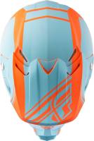 Fly Racing - Fly Racing F2 Carbon Rewire Helmet - 73-4168-5-X - Matte Light Blue/Orange - X-Large - Image 4