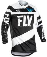 Fly Racing - Fly Racing F-16 Youth Jersey (2018) - 371-920YL - Black/White - Large - Image 1