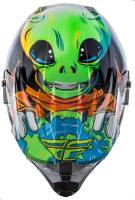 Fly Racing - Fly Racing Kinetic Invasion Youth Helmet - XF73-3453YS - Green - Small - Image 4