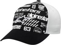 Alpinestars - Alpinestars Chaos Hat - 1230810071020OS - Black/White - OSFM - Image 1