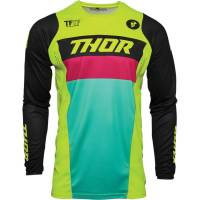 Thor - Thor Pulse Racer Youth Jersey - 2912-1870 - Acid/Black - Large - Image 1