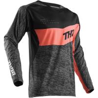 Thor - Thor Fuse High Tide Jersey - 2910-4737 - Black/Coral - Small - Image 1