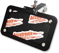 Accutronix - Accutronix Horizontal or Vertical Side-Mount License Plate Kit - LPF024HV-B - Image 1