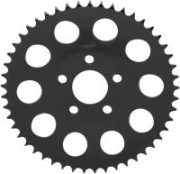 Drag Specialties - Drag Specialties 530 Chain Conversion Rear Sprocket - .46in. Dished - 49T - Gloss Black - 1210-1838 - Image 2