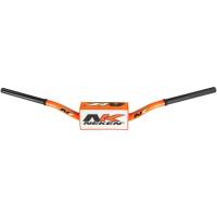 Neken - Neken Variable Diameter Handlebar with Conical Design - Quad - Fluo. Orange with Orange/White Pad - R00024C-ORW - Image 1