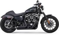 Vance & Hines - Vance & Hines Shortshots Staggered Exhaust System - Black - 47229 - Image 1