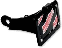 Accutronix - Accutronix Side-Mount License Plate - Black - LPF108HV-B - Image 6