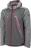 Fly Racing - Fly Racing Carbyne Jacket - 477-40912X - Gray/Red - 2XL - Image 1