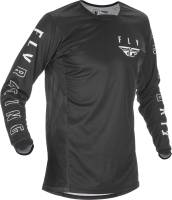 Fly Racing - Fly Racing Kinetic K121 Youth Jersey - 374-420YS - Black/White - Small - Image 1