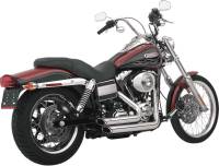 Vance & Hines - Vance & Hines Shortshots Staggered Exhaust System - Chrome - 17217 - Image 1