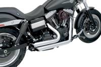 Vance & Hines - Vance & Hines Shortshots Staggered Exhaust System - Chrome - 17217 - Image 2