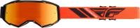 Fly Racing - Fly Racing Zone Goggles - 37-5143 - Black/Orange / Orange Mirror/Smoke Lens - OSFM - Image 1