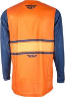 Fly Racing - Fly Racing Kinetic Era Youth Jersey  - 371-428YL - Orange/Navy - Large - Image 3