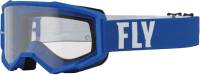 Fly Racing - Fly Racing Focus Youth Goggles - 37-51322 - Blue/White / Clear Lens - OSFM - Image 1