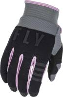 Fly Racing - Fly Racing F-16 Youth Gloves - 375-811YL - Gray/Black/Pink - Large - Image 1