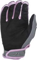 Fly Racing - Fly Racing F-16 Youth Gloves - 375-811YL - Gray/Black/Pink - Large - Image 2