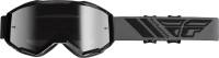 Fly Racing - Fly Racing Zone Goggles - 37-5146 - Black / Silver Mirror/Smoke Lens - OSFM - Image 1