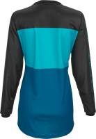 Fly Racing - Fly Racing F-16 Womens Jersey - 375-820S - Aqua/Dark Teal/Black - Small - Image 2