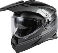 G-Max - G-Max AT-21 Raley Youth Helmet - G1211020 - Black/Gray - Small - Image 1