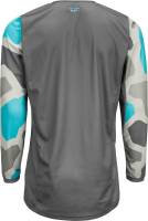 Fly Racing - Fly Racing Kinetic K221 Youth Jersey - 374-526YL - Gray/Blue - Large - Image 2