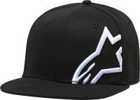 Alpinestars - Alpinestars Corp Snap Hat - 1139-81505-1020 - Black/White - OSFA - Image 1