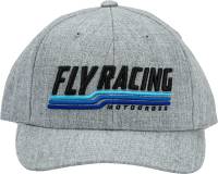 Fly Racing - Fly Racing Fly Nostalgia Hat - 351-0125 - Gray Heather - OSFM - Image 2