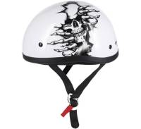 Skid Lid Helmets - Skid Lid Helmets Original Born Wild Helmet - 649503 - White - Large - Image 1