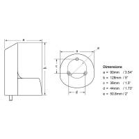 Hella Marine - Hella Marine NaviLED PRO Deck Mount Adapter - White - Image 3