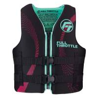 Full Throttle - Full Throttle Adult Rapid-Dry Life Jacket - L/XL - Aqua/Black - Image 1