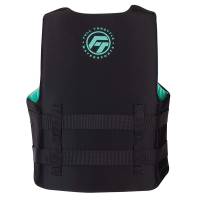 Full Throttle - Full Throttle Adult Rapid-Dry Life Jacket - L/XL - Aqua/Black - Image 2