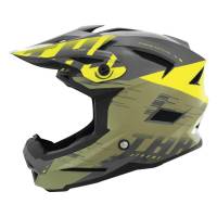 THH Helmets - THH Helmets T-42 BMX Xtreme Helmet - 647931 - Khaki/Yellow - Small - Image 1