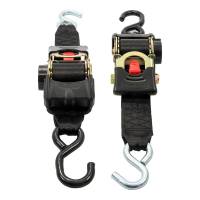 Camco - Camco Retractable Tie Down Straps - 2" Width 6&#39; Dual Hooks - Image 1