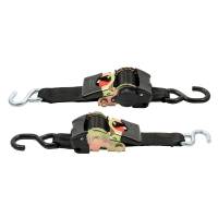 Camco - Camco Retractable Tie Down Straps - 2" Width 6&#39; Dual Hooks - Image 2