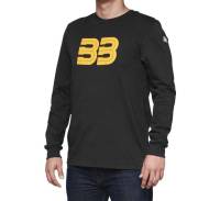 100% - 100% BB33 Long Sleeve T-Shirt - BB-33008-001-10 - Black - Small - Image 1